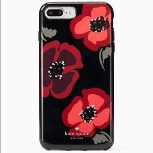 NWT Kate Spade Poppy iPhone Case 6/7